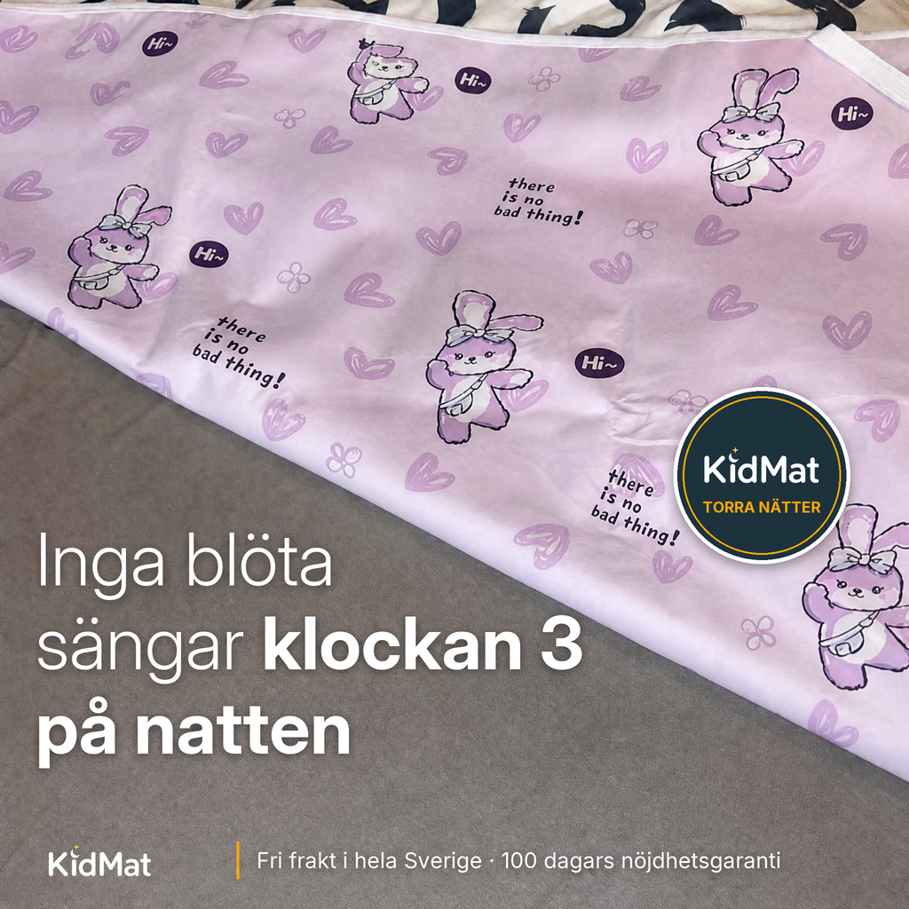 Inga blöta sängar på natten